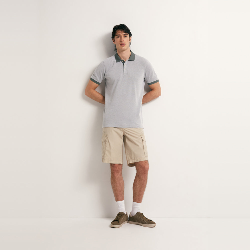 Sfera | Polo de Piqué Bicolor para Caballero