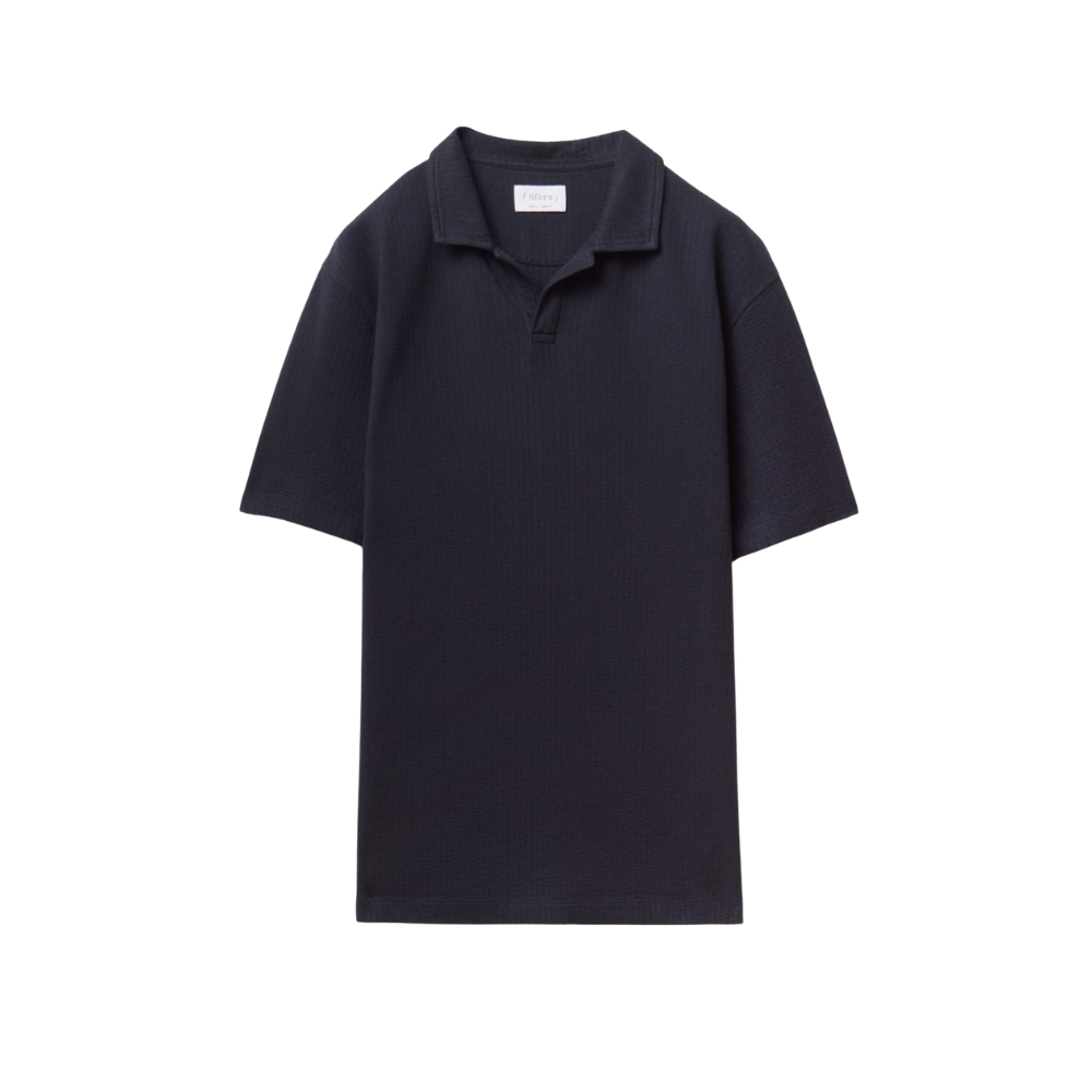 Sfera | Polo Seersucker en Rayas para Caballero