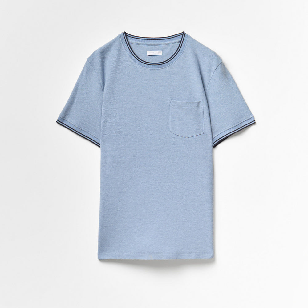 Sfera | Camiseta con Estructura de Canalé para Caballero