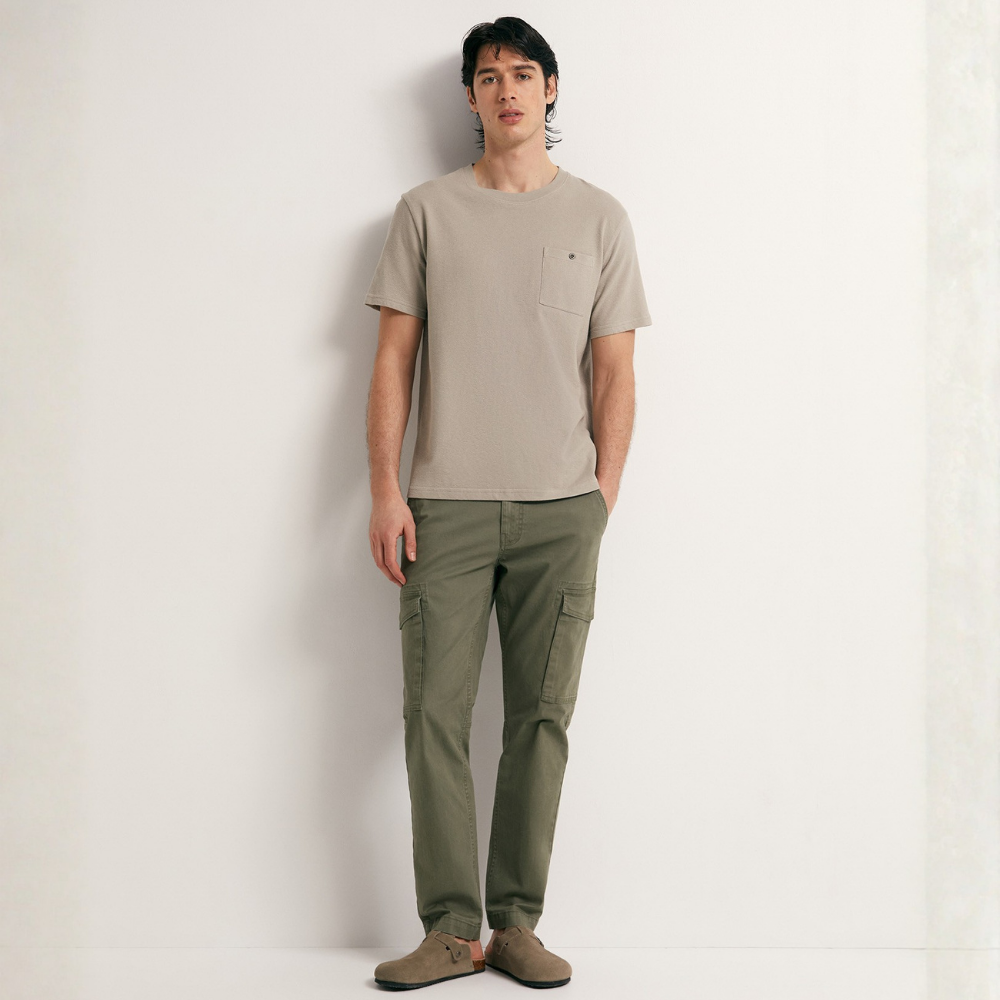 Sfera | Camiseta Rústica con Bolsillo para Caballero