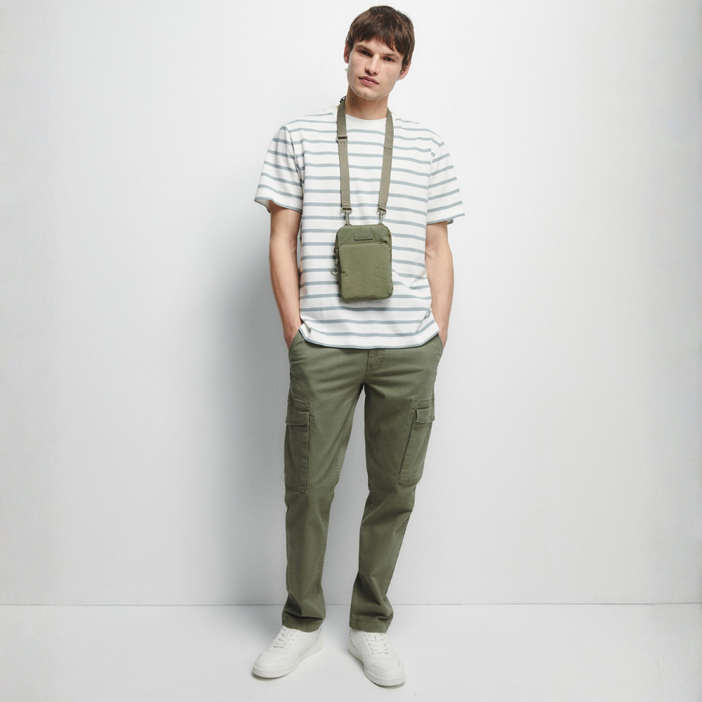 Sfera | Camiseta Con Textura de Rayas para Caballero