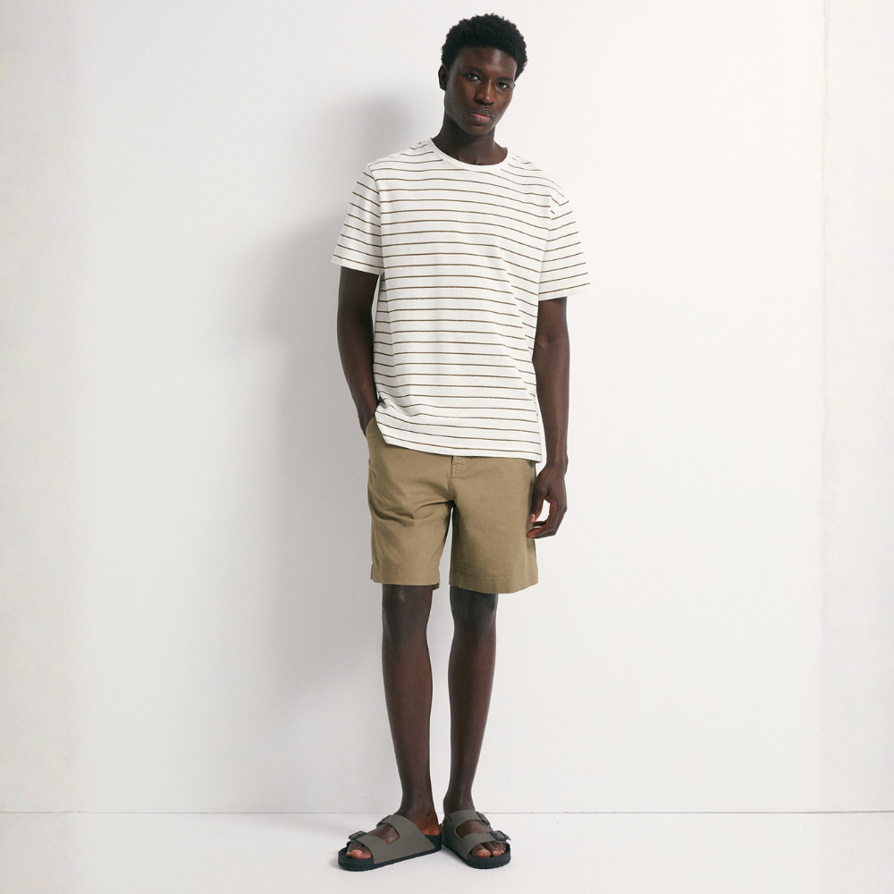 Sfera | Camiseta Rústica con Rayas para Caballeros