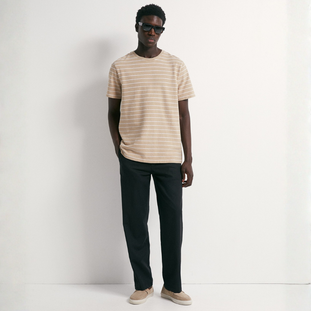 Sfera | Camiseta Rústica con Rayas para Caballeros
