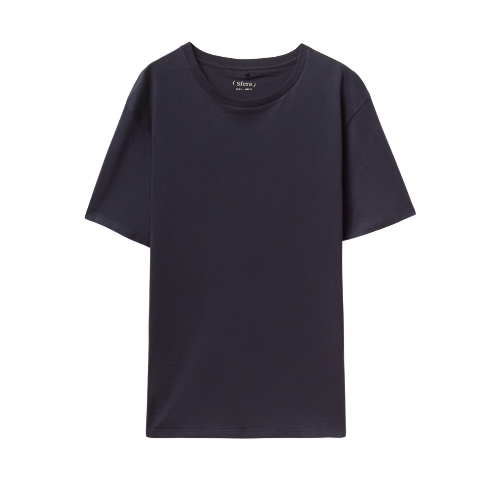 Sfera | Camiseta Lisa Manga Corta para Caballero