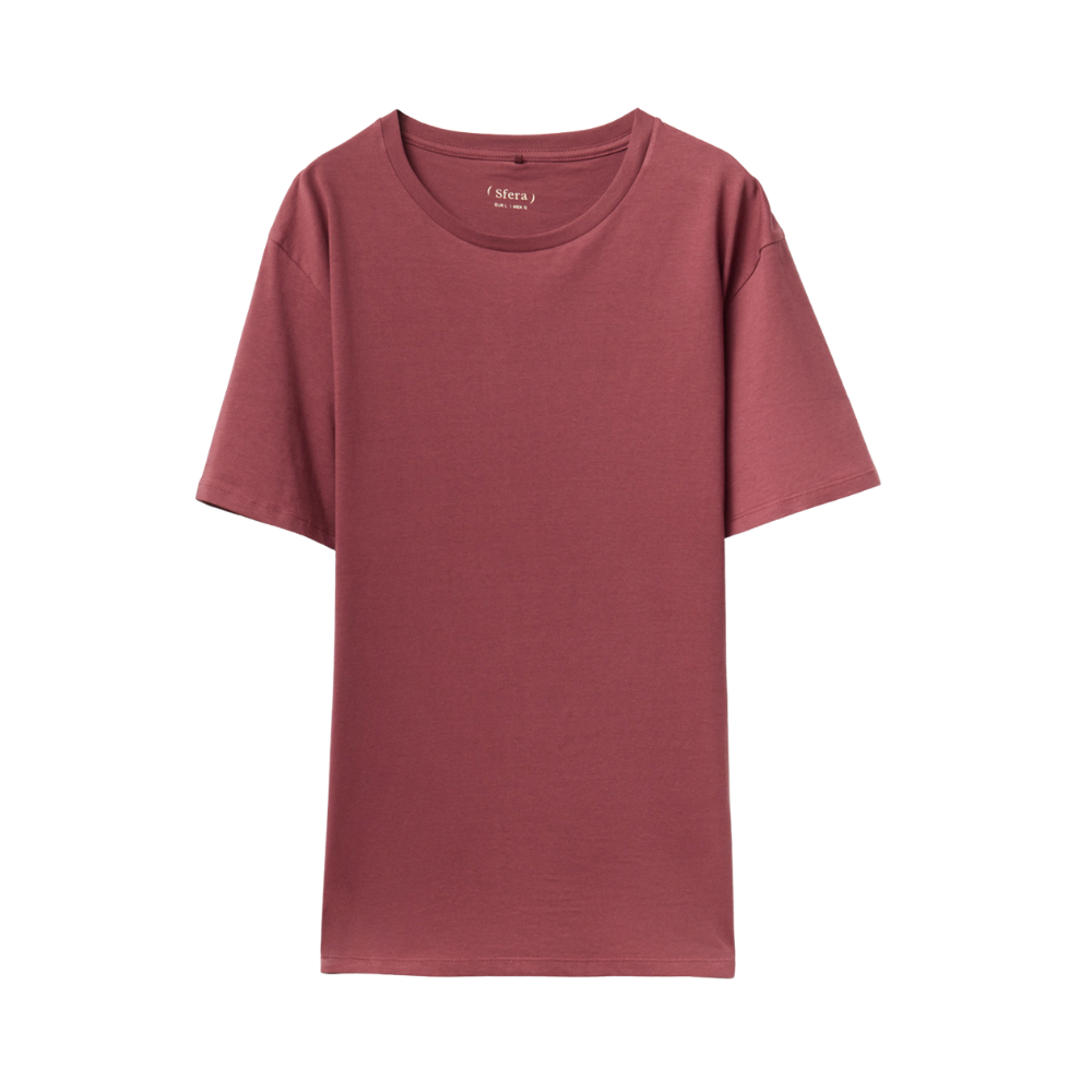 Sfera | Camiseta Lisa Manga Corta para Caballero