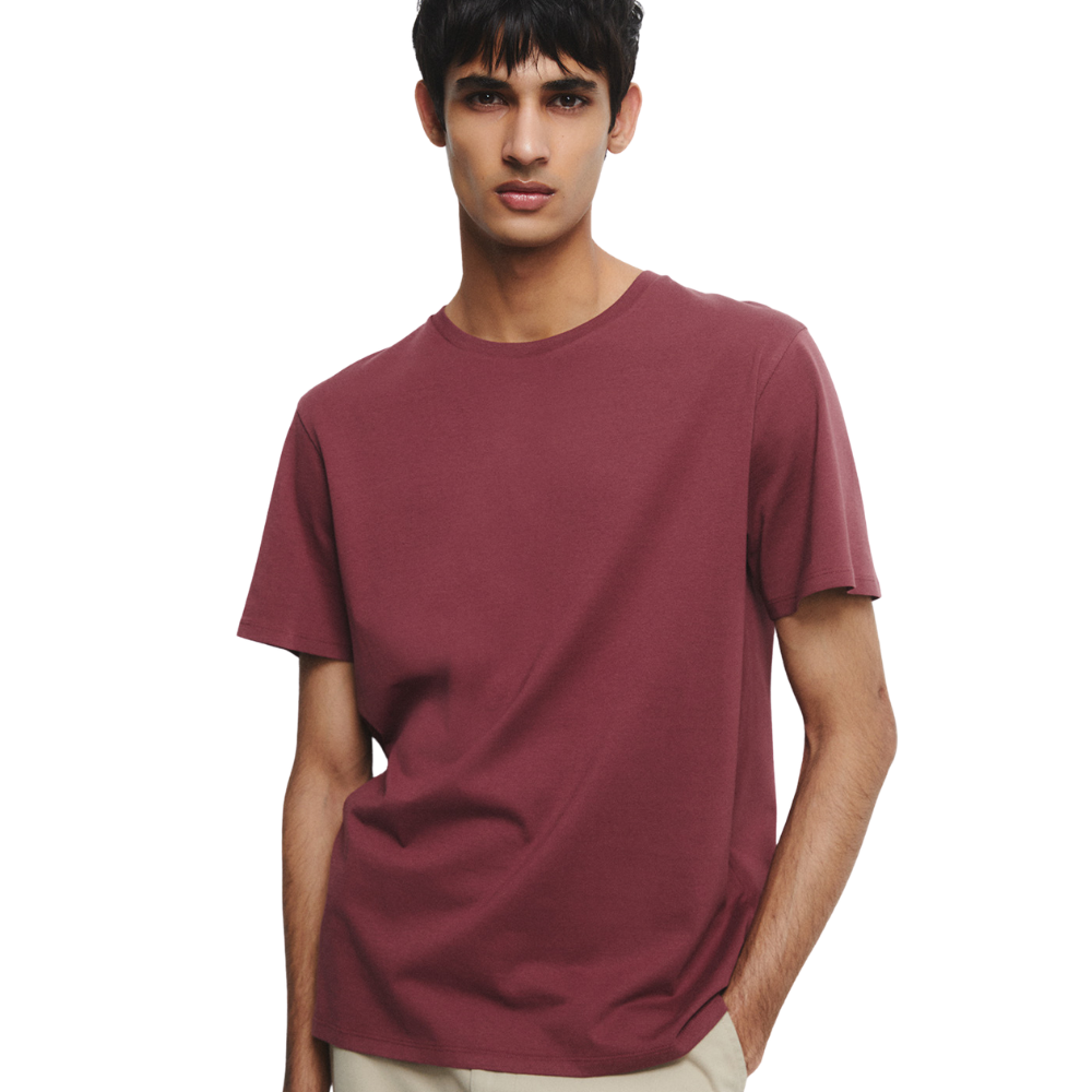 Sfera | Camiseta Lisa Manga Corta para Caballero