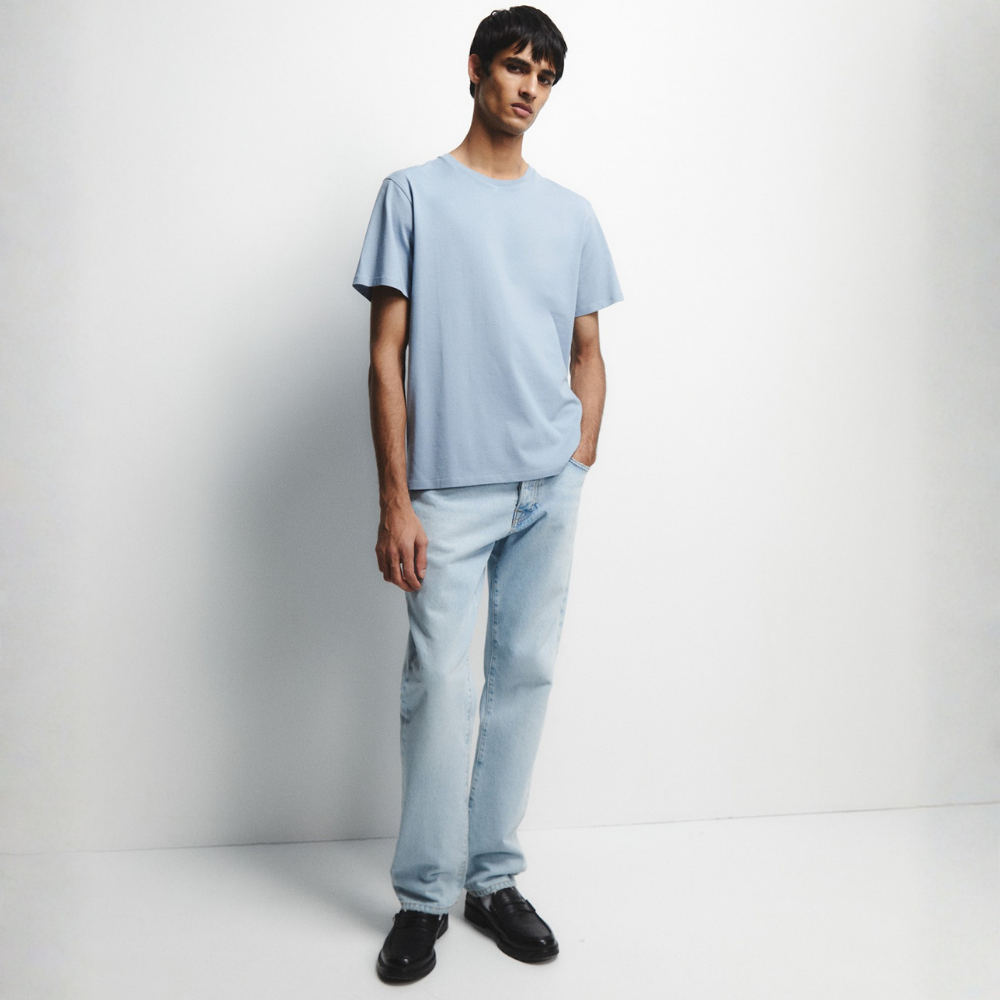 Sfera | Camiseta Lisa Manga Corta para Caballero