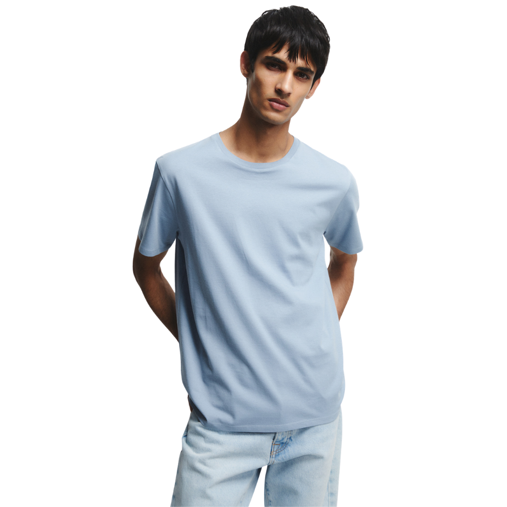 Sfera | Camiseta Lisa Manga Corta para Caballero