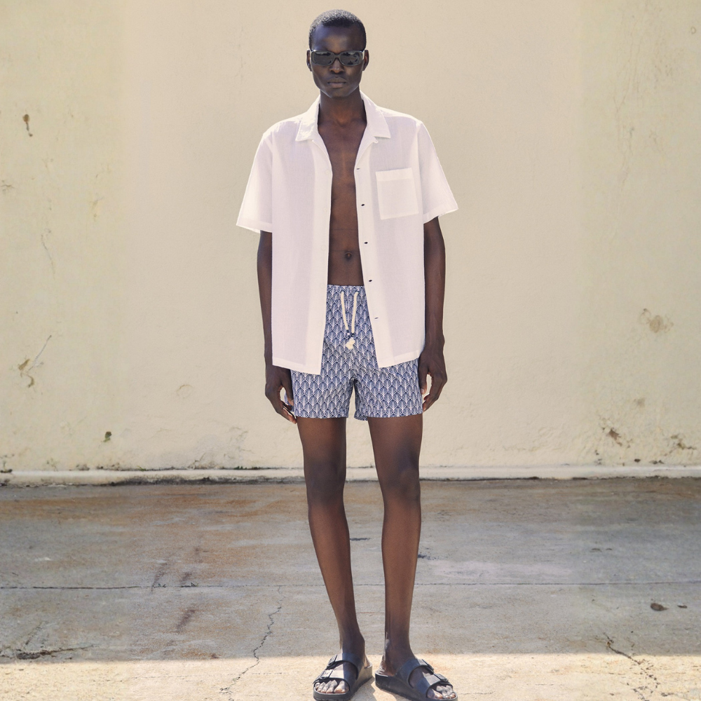 Sfera | Bañador Estampado Geométrico Para Caballero