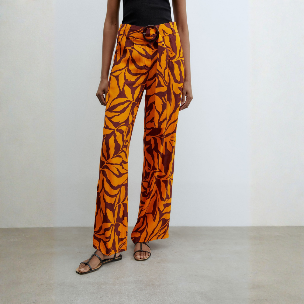 Sfera | Pantalón Ancho Estampado para Dama