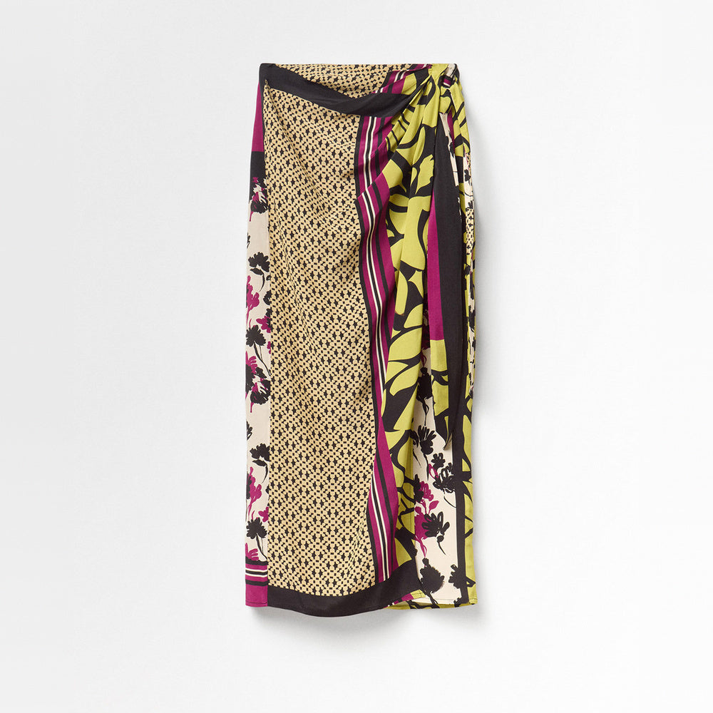 Sfera | Falda con Estampado de Pañuelo para Dama