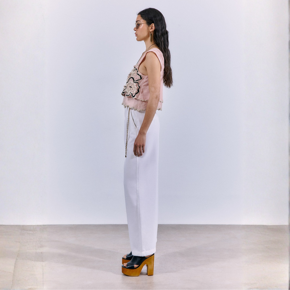 Sfera | Top Tirantes Bordados para Dama