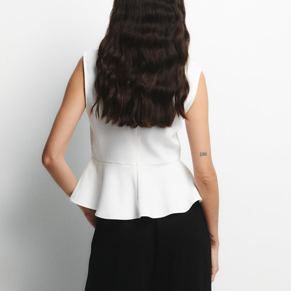 Sfera | Top con Peplum para Dama
