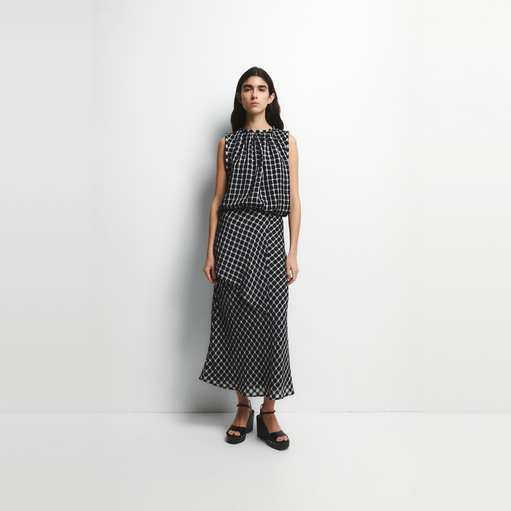 Sfera | Top a Cuadros para Dama
