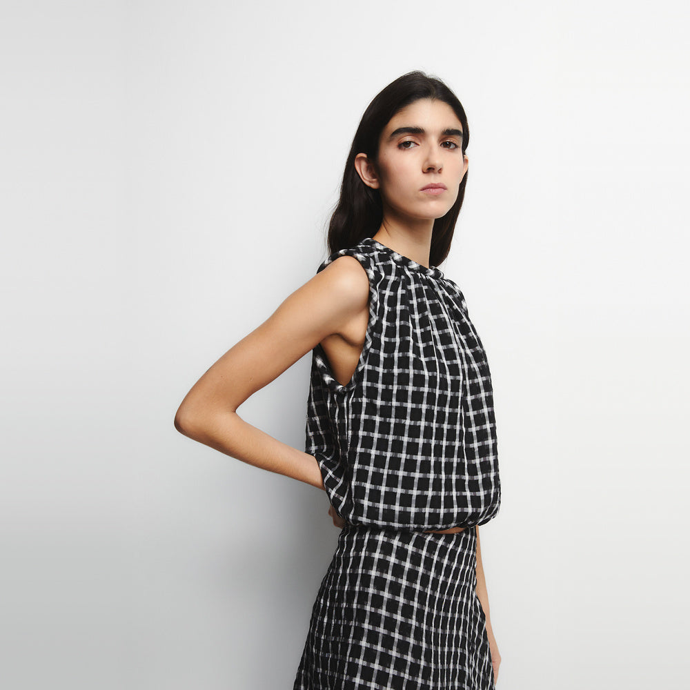 Sfera | Top a Cuadros para Dama