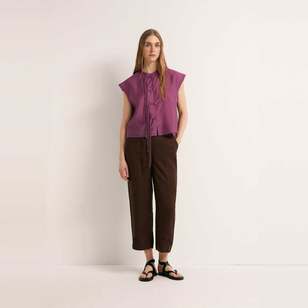 Sfera | Blusa con Detalles en el Cierre para Dama