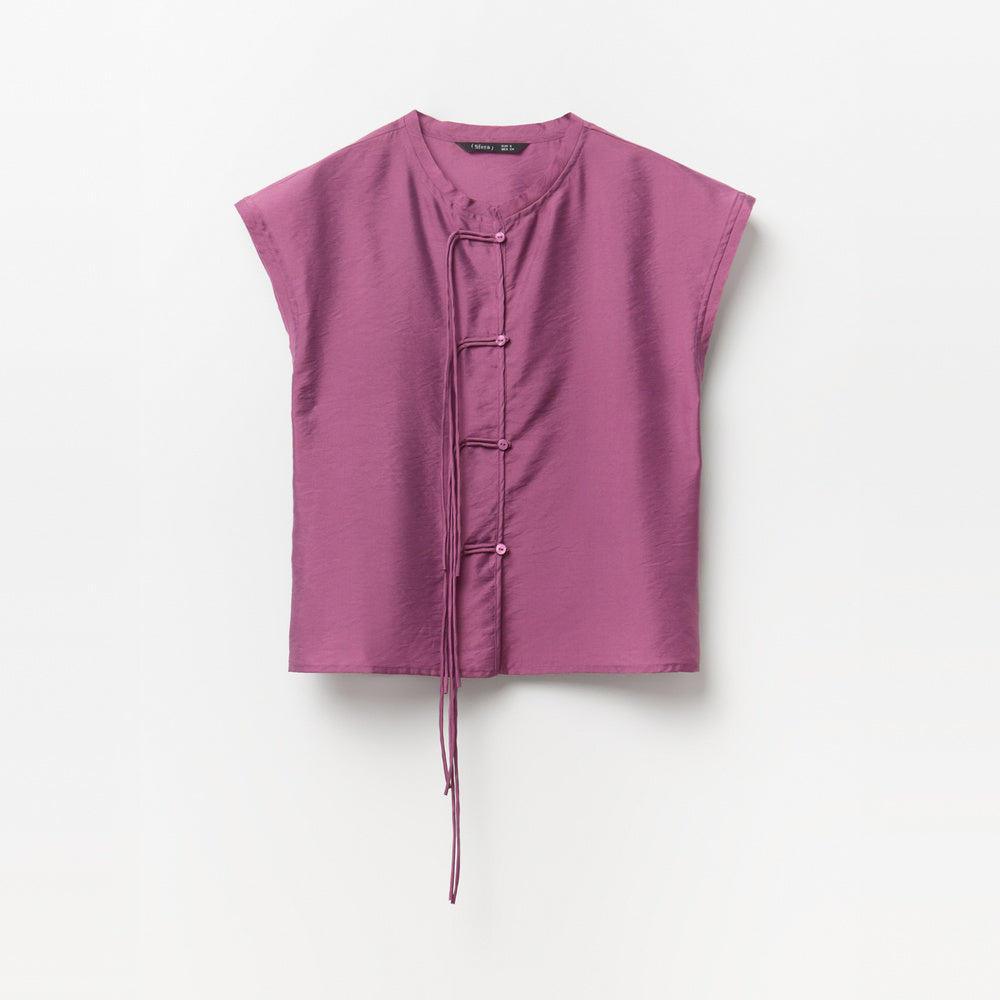 Sfera | Blusa con Detalles en el Cierre para Dama
