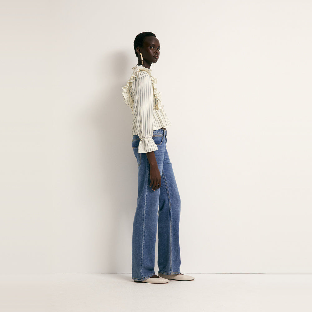 Sfera | Blusa con Volantes y Elásticos para Dama
