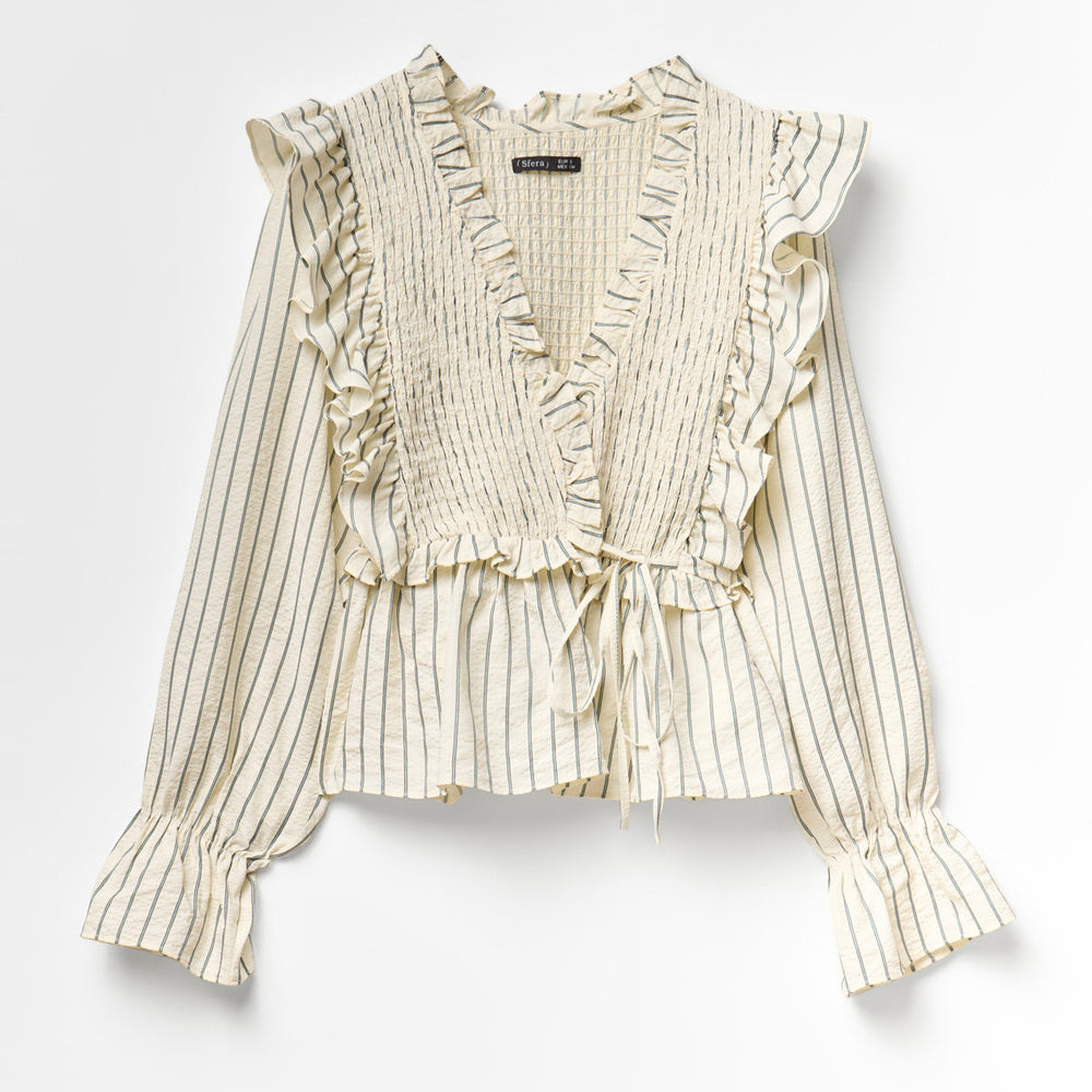 Sfera | Blusa con Volantes y Elásticos para Dama