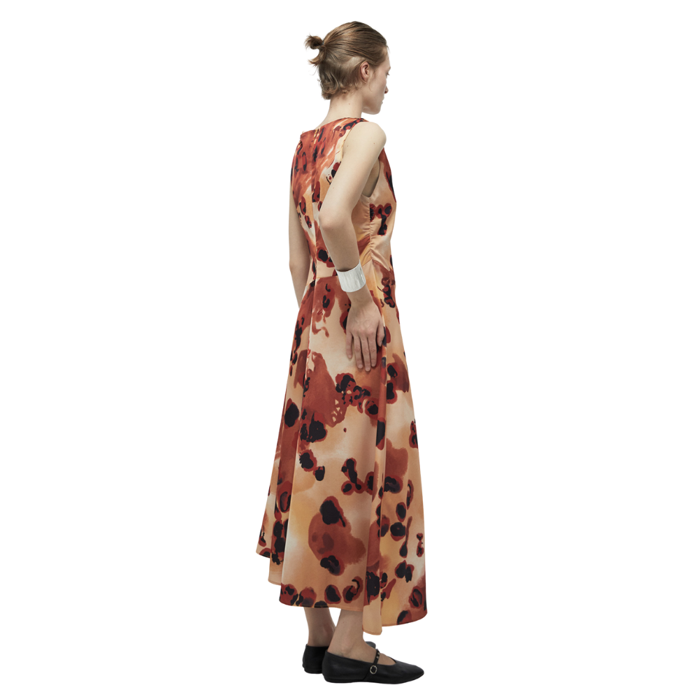 Sfera | Vestido Asimétrico Estampado para Dama