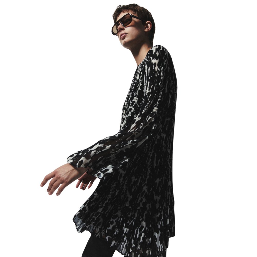 Sfera | Vestido Plisado Corto para Dama