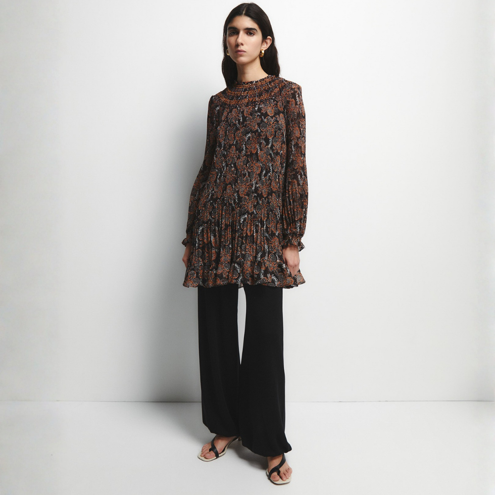 Sfera | Vestido Plisado Mini para Dama