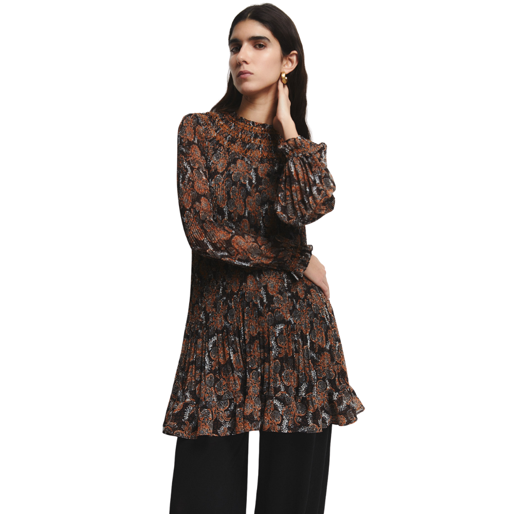 Sfera | Vestido Plisado Mini para Dama