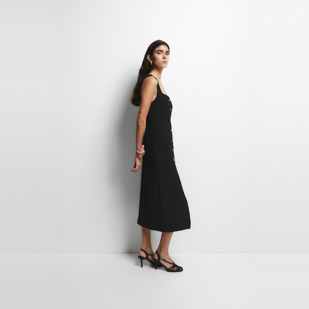 Sfera | Vestido Midi con Botones para Dama