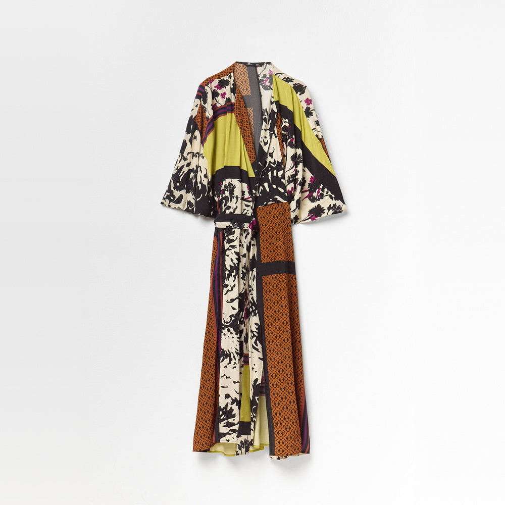 Sfera | Vestido con Estampado de Pañuelo para Dama