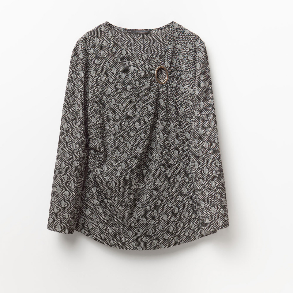 Sfera | Cuerpo Plisado Estampado