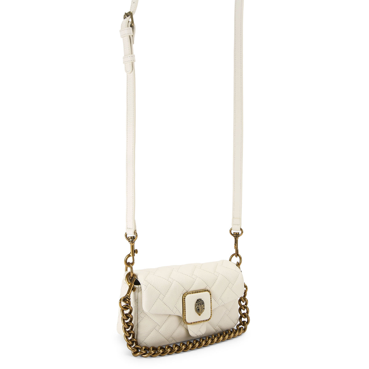 Kurt Geiger | Bolso Mini Pimlico de Piel Marfil