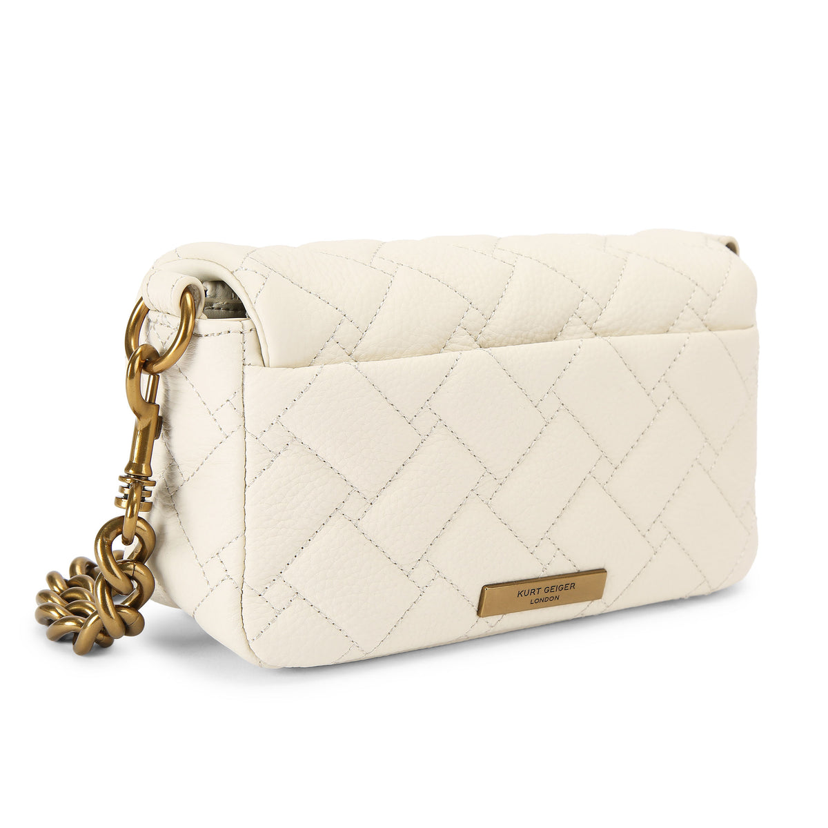 Kurt Geiger | Bolso Mini Pimlico de Piel Marfil