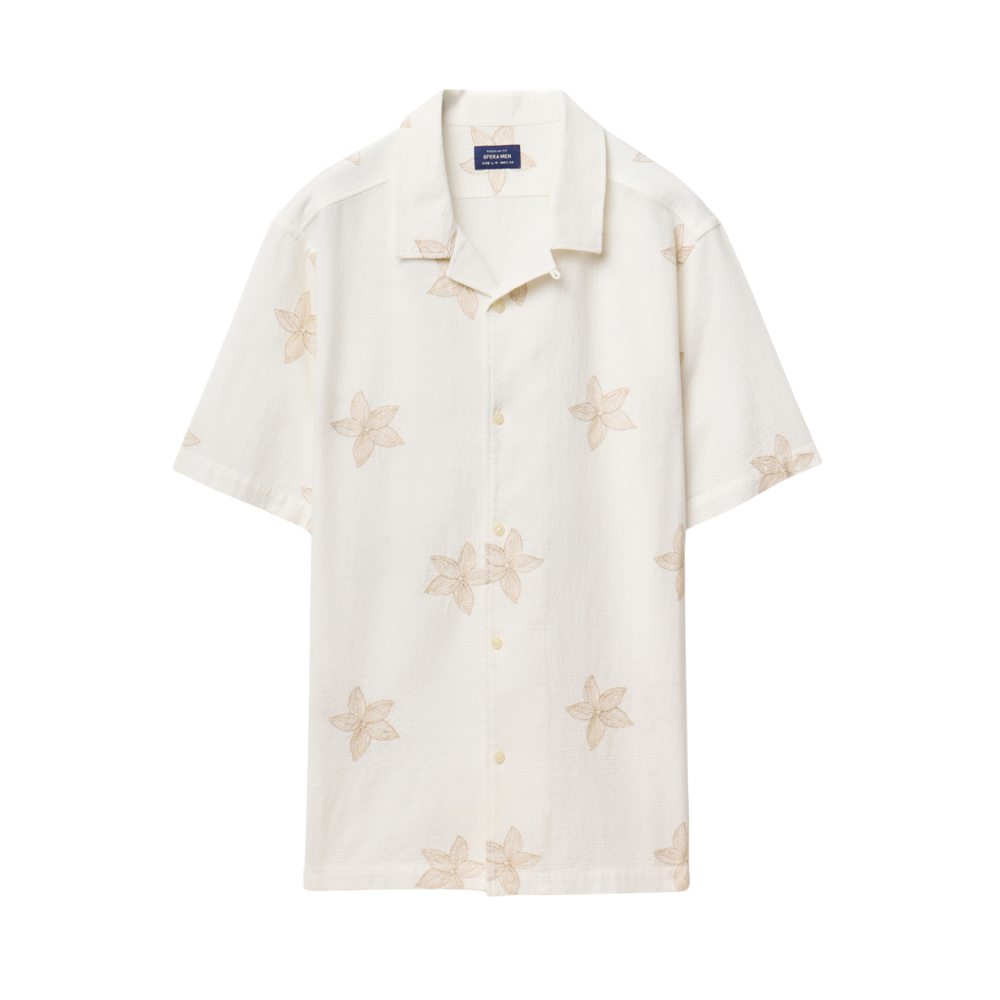 Sfera | Camisa Bordado Flores para Caballero