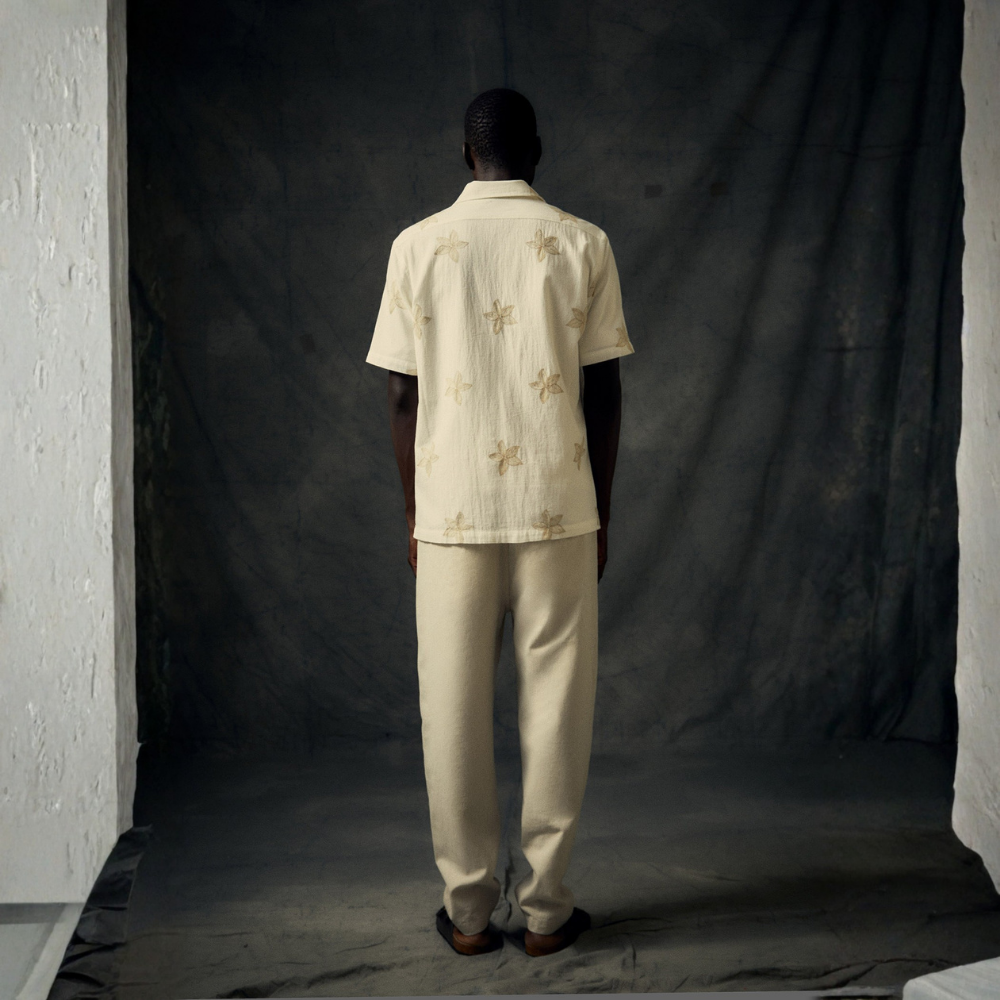 Sfera | Camisa Bordado Flores para Caballero