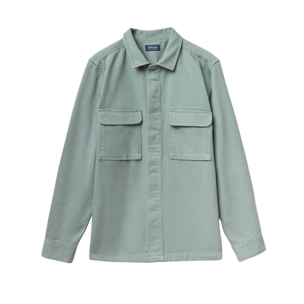 Sfera | Sobrecamisa Sarga Para Caballeros