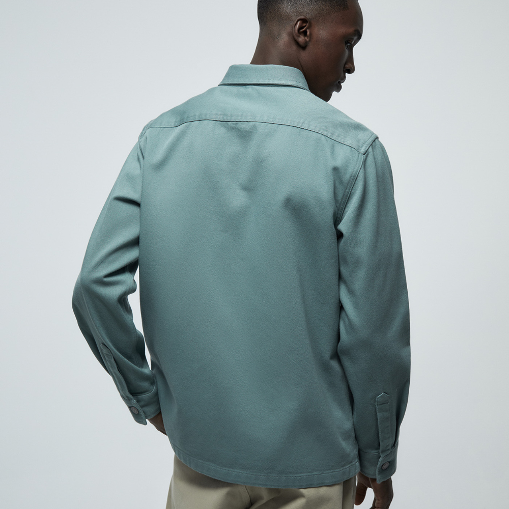 Sfera | Sobrecamisa Sarga Para Caballeros