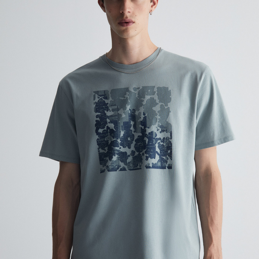 Sfera | Camiseta con Estampado Manga Corta para Caballero