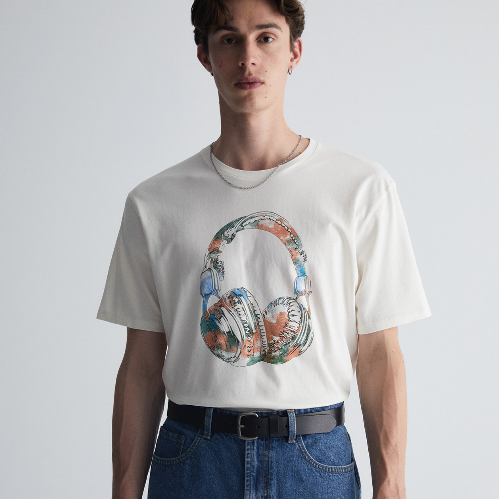 Sfera | Camiseta con Estampado Manga Corta para Caballero