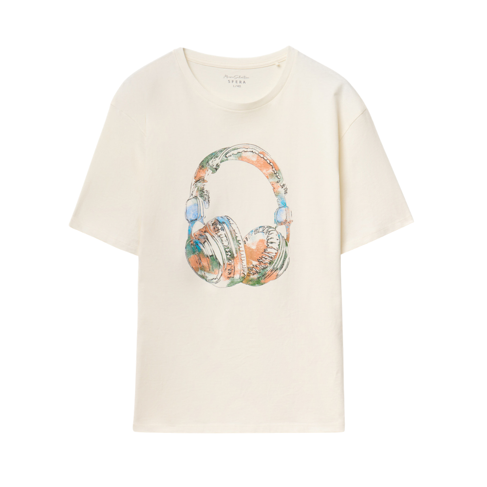 Sfera | Camiseta con Estampado Manga Corta para Caballero