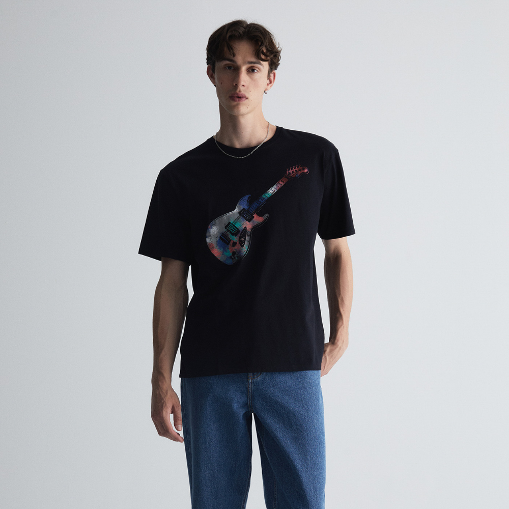 Sfera | Camiseta con Estampado Manga Corta para Caballero