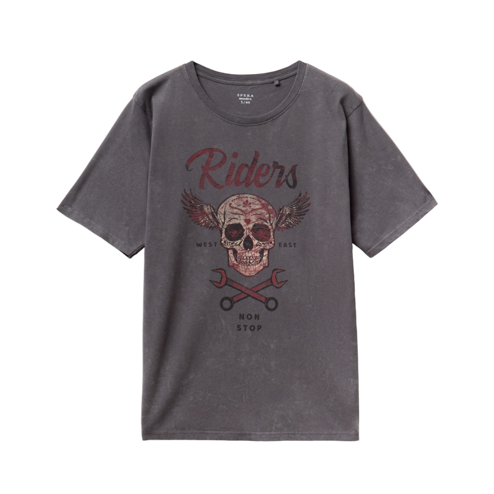 Sfera | Camiseta Plomo Para Caballeros