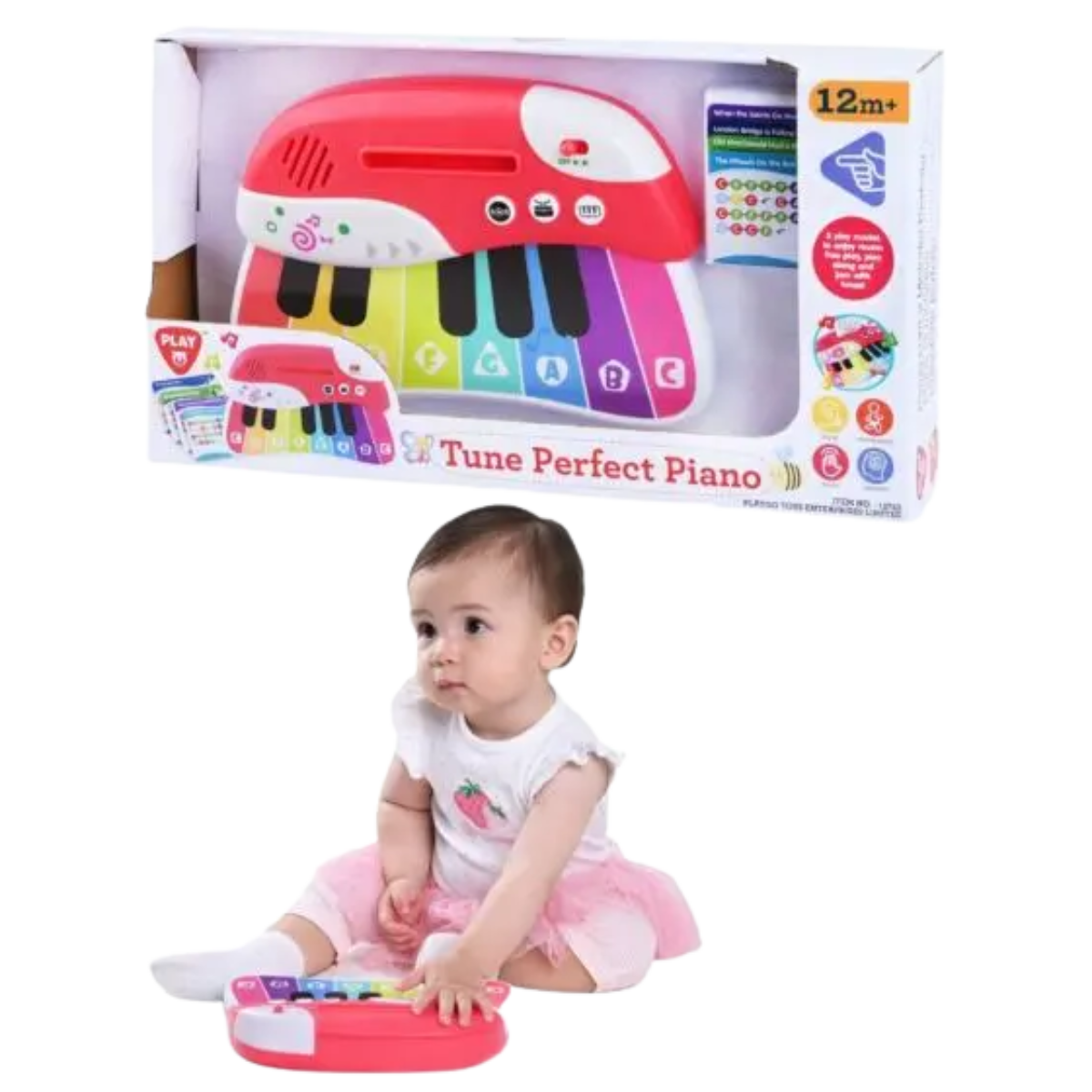 Playgo |  Tune Perfecto Baby Piano - Con Sonido y Luz