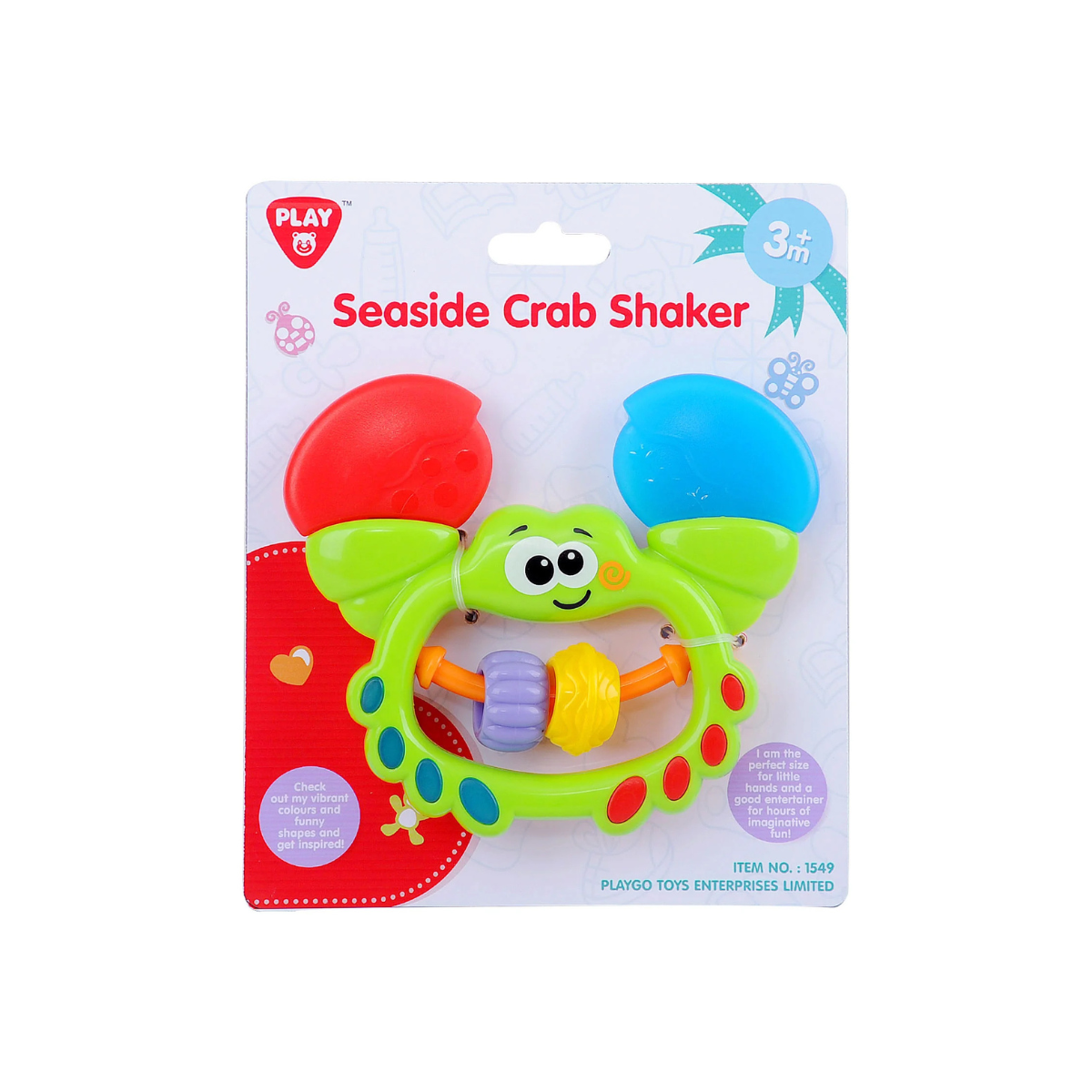 Playgo | Toys Ent. Ltd. Seaside Crab Shaker