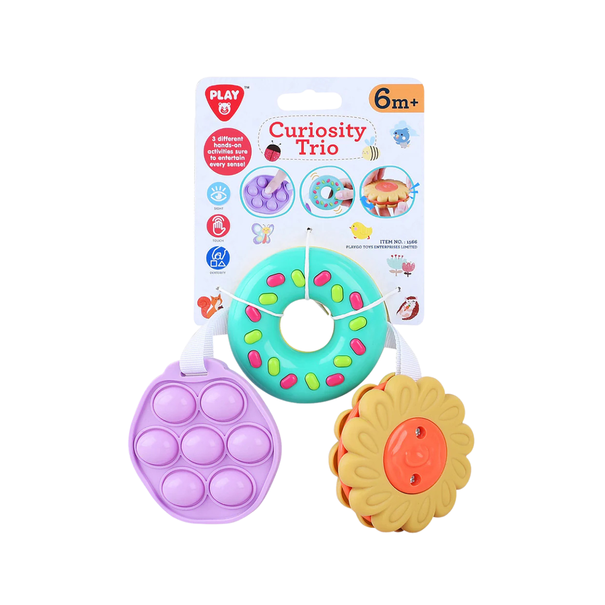 Playgo | Toys Ent. Ltd. Curiosity Trio