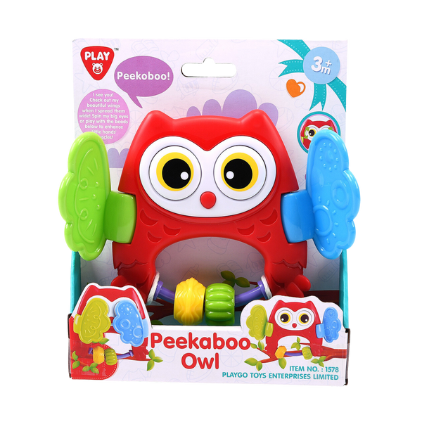 Peekaboo Blue Owl Figurines 3pcs