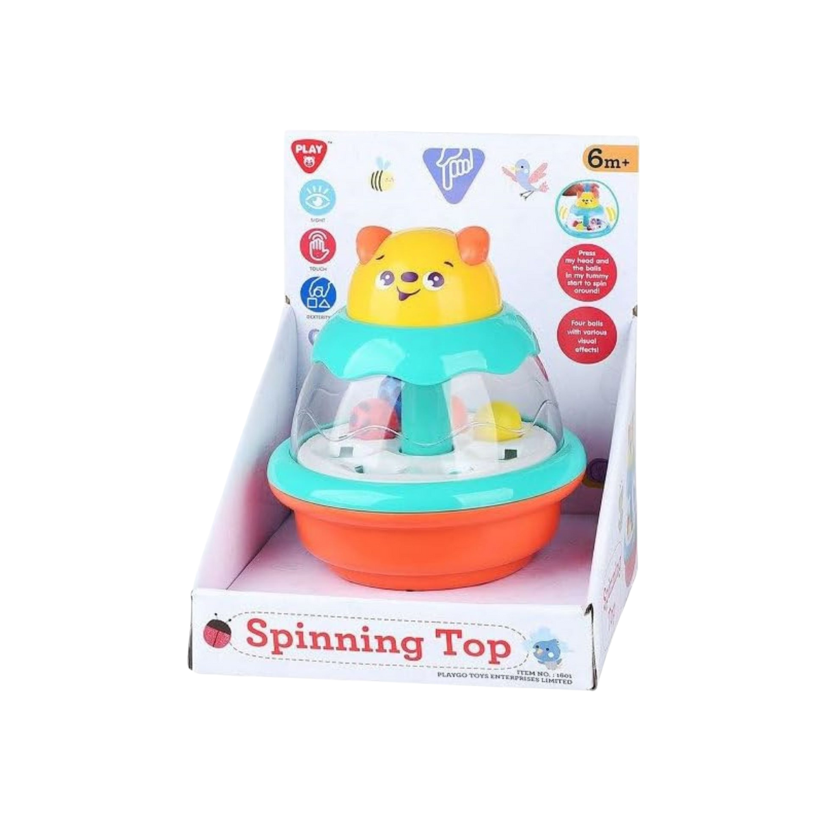 Playgo |  Spinning Top with Balls