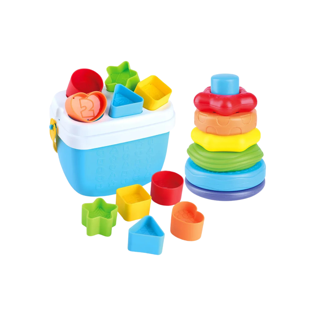 Playgo  | Shape Stack Bundle 19 Pieces