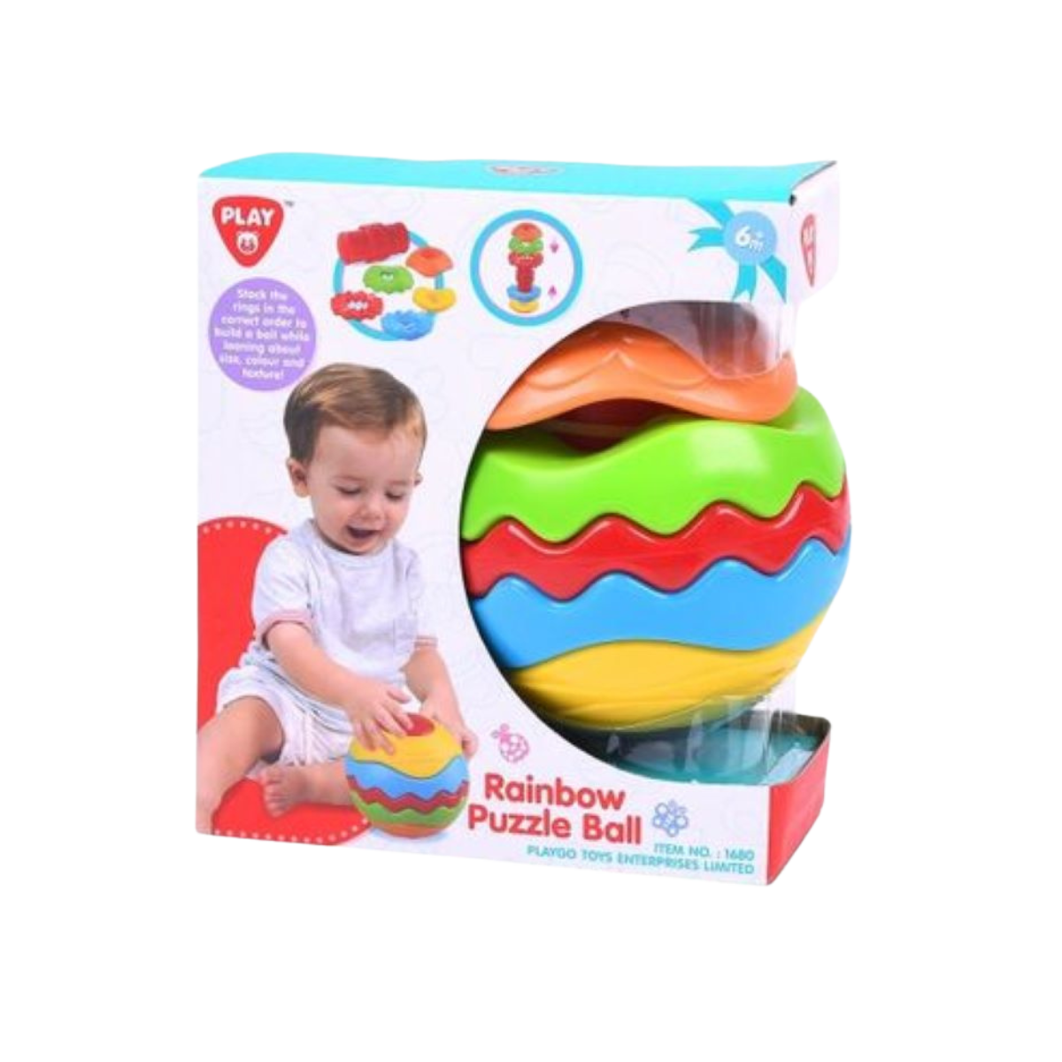 Playgo |  Rainbow Puzzle Ball
