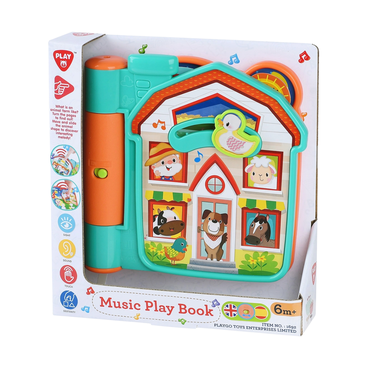 Playgo | Libro Didactico Con Sonido