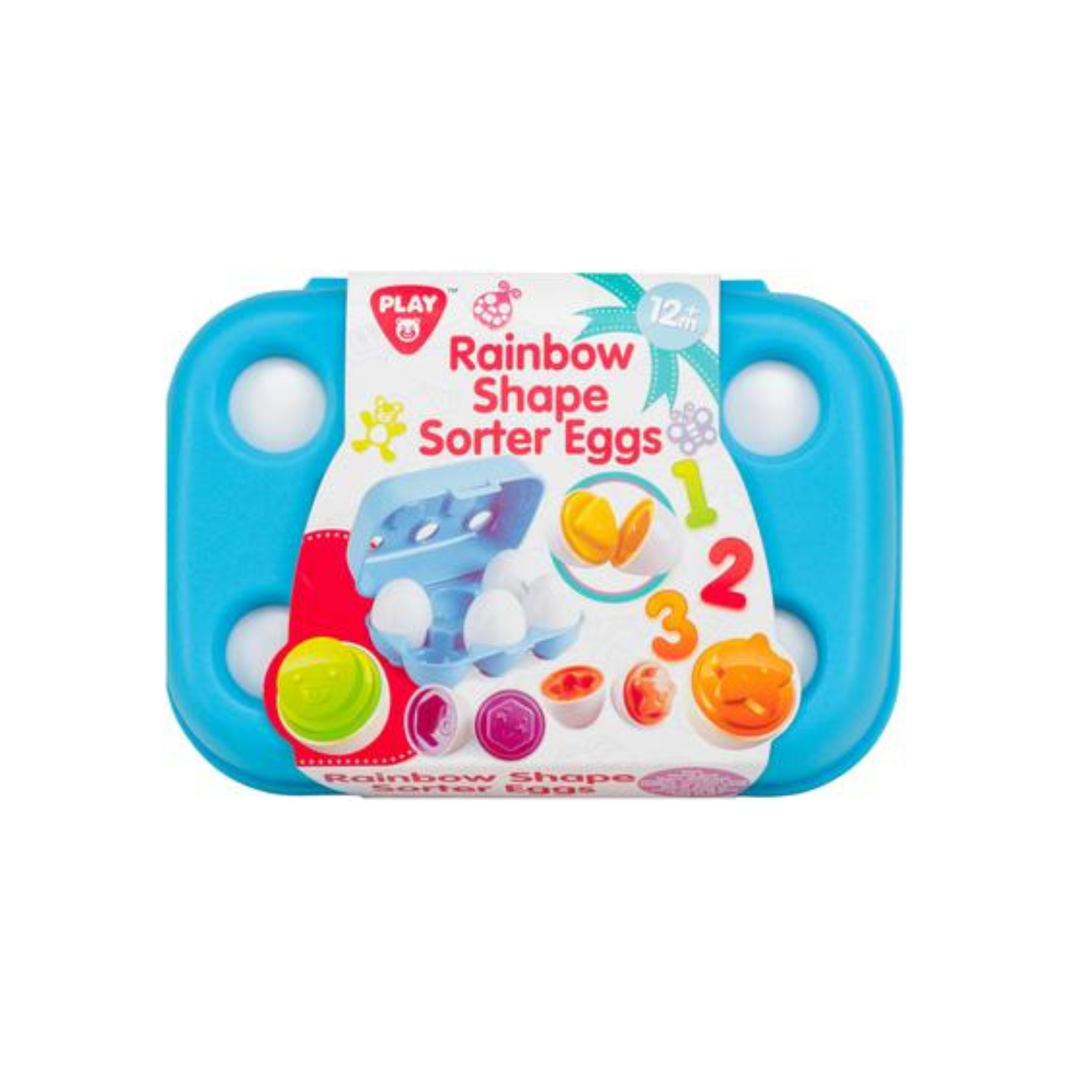Playgo | Rainbow Shape Sorter Eggs